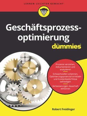 cover image of Gesch&auml;ftsprozessoptimierung f&uuml;r Dummies